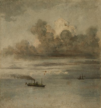 Paesaggio con Barche da Prilidiano Pueyrredon